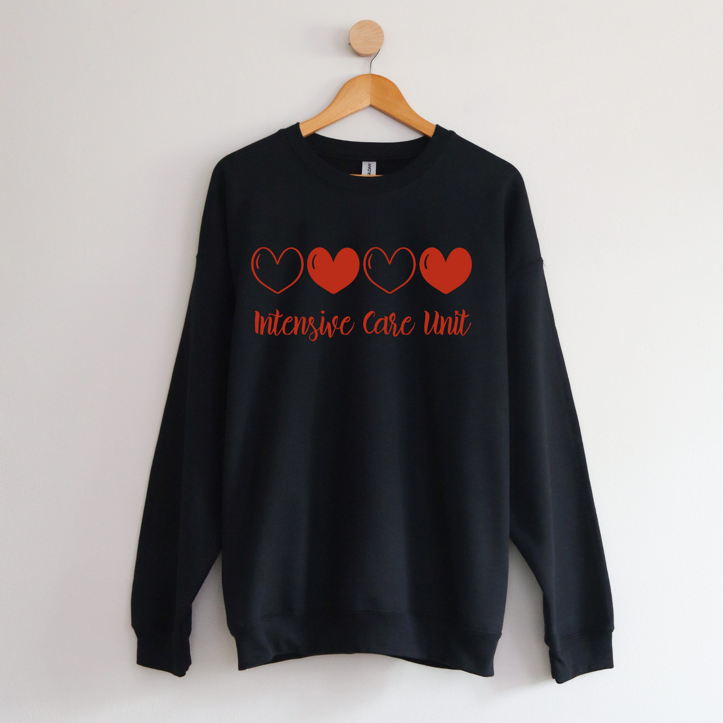 Custom Valentine's Day Heart Nurse Sweatshirt