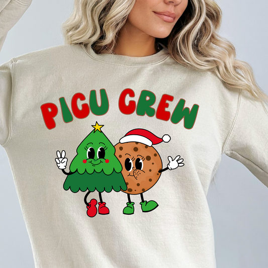 PICU Nurse Christmas Sweatshirt