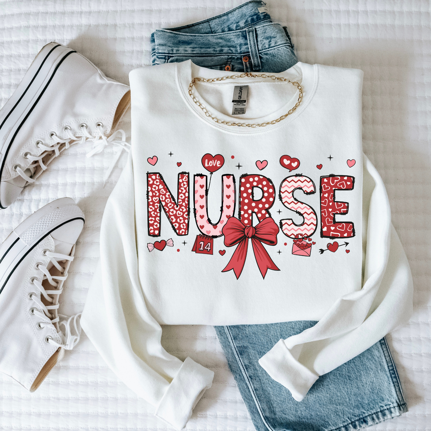 Valentine's Day Nurse Sweatshirt