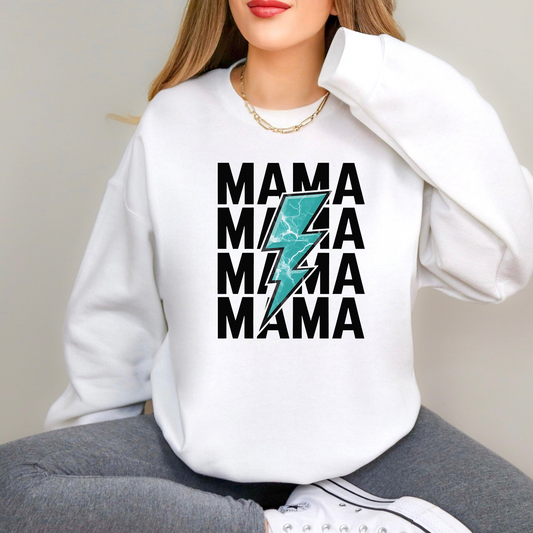 Western Mama Lightening Bolt Crewneck Sweatshirt