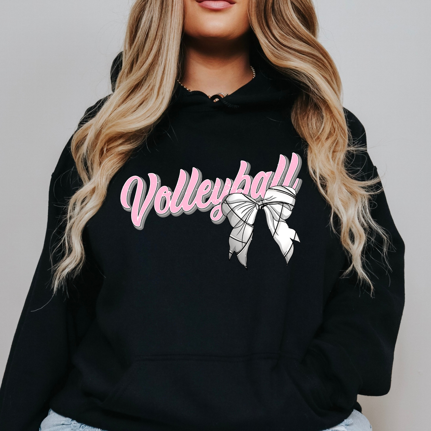 Volleyball Bow Hoodie