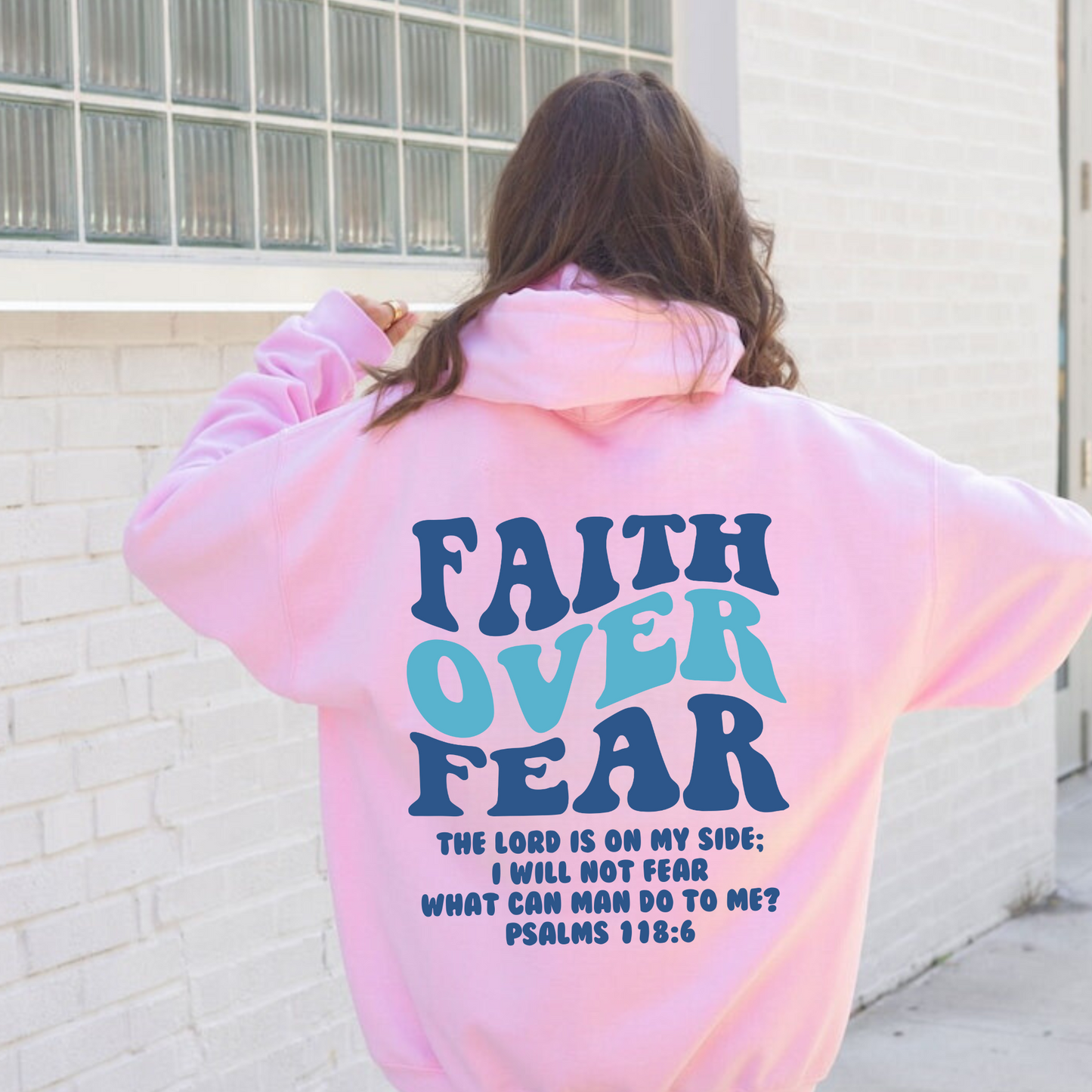 Faith Over Fear | Retro Christian Hoodie