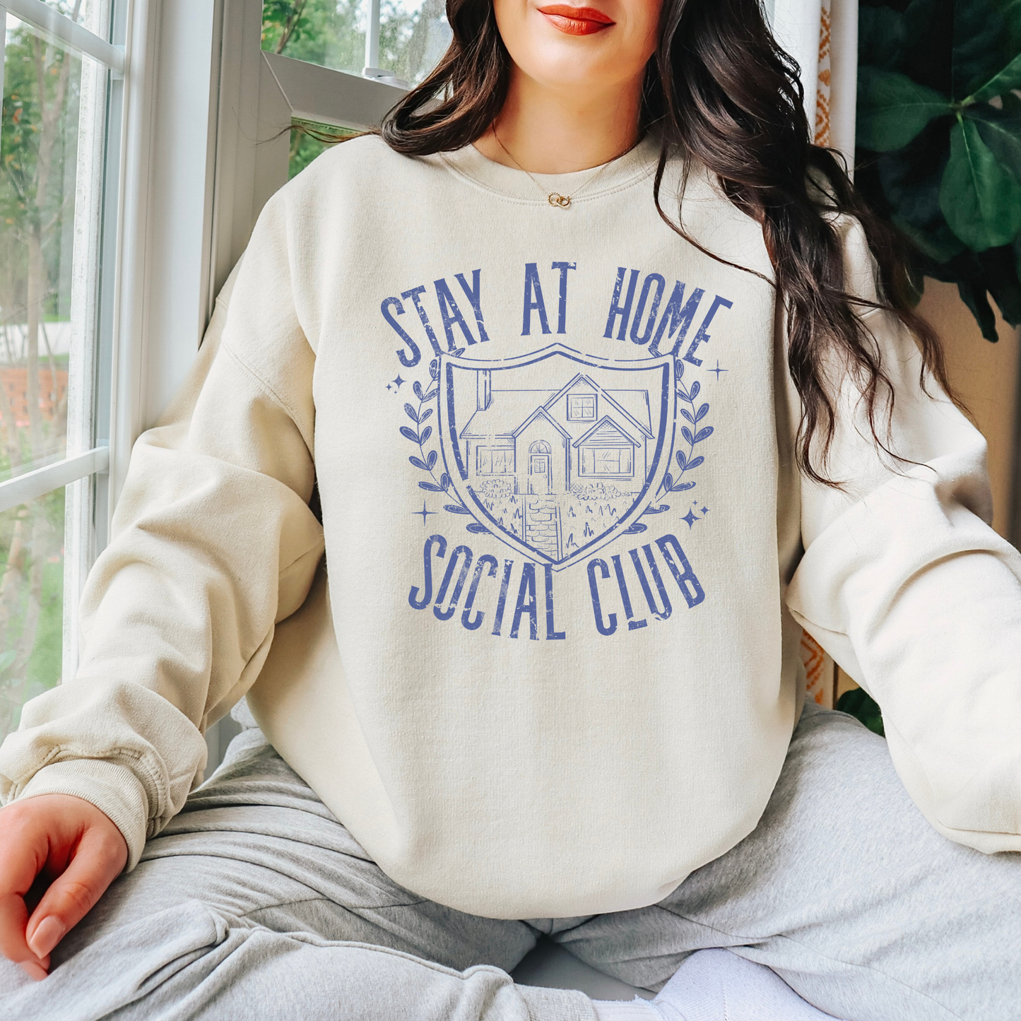 Stay At Home Social Club Sweatshirt