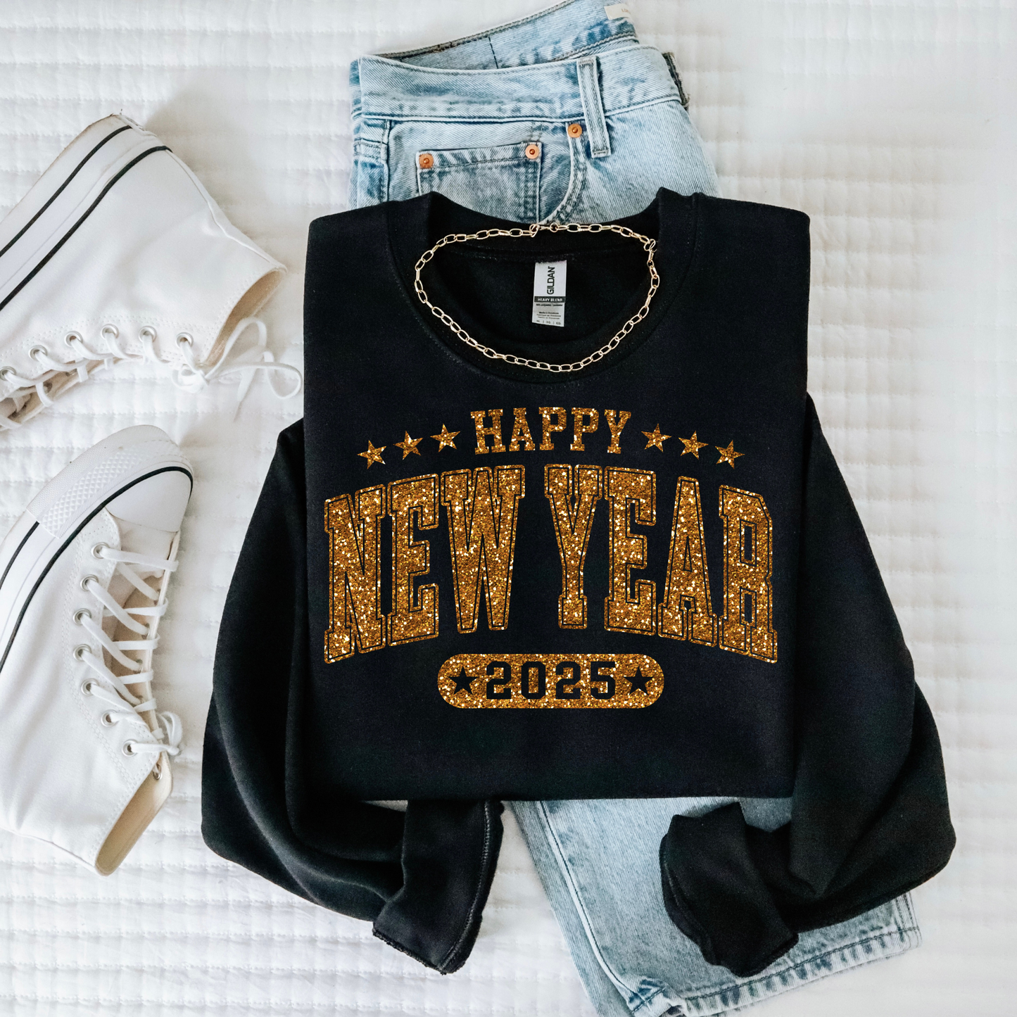 Happy New Year 2025 | New Year's Crewneck Sweatshirt