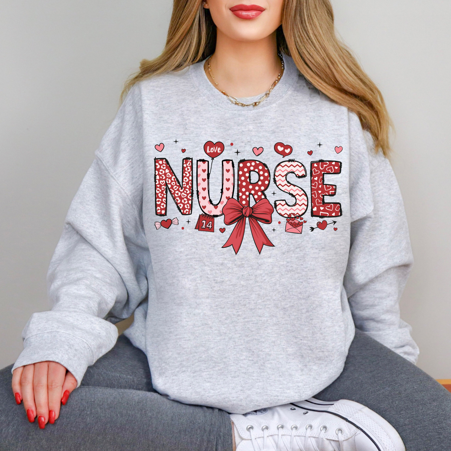 Valentine's Day Nurse Sweatshirt