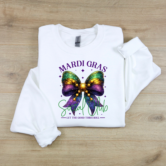 Mardi Gras Social Club Sweatshirt