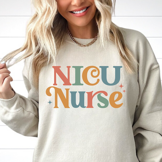 NICU nurse crewneck sweatshirt