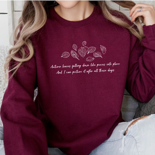 Autumn Leaves Crewneck Sweatshirt