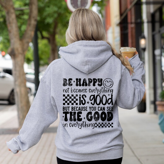 Be Happy Hoodie for Women