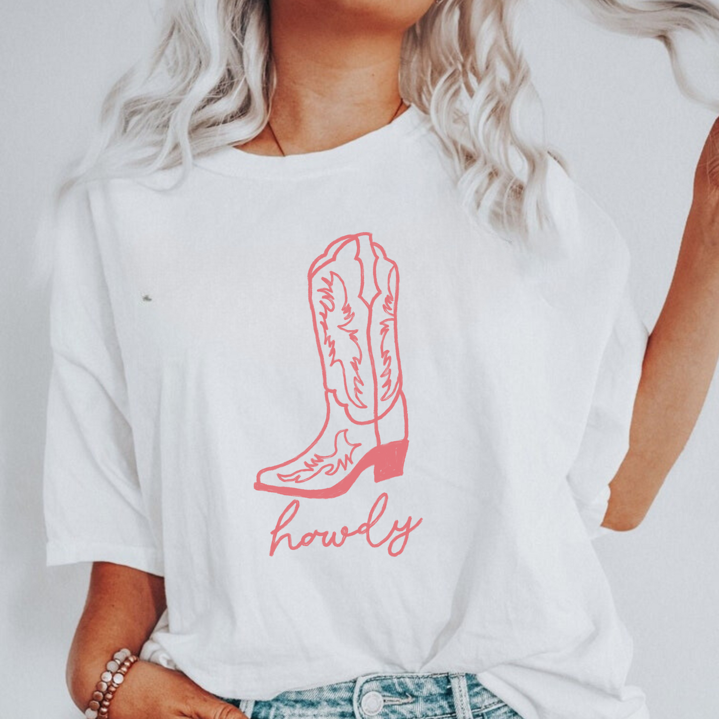 Howdy Shirt | Pink Western Shirt