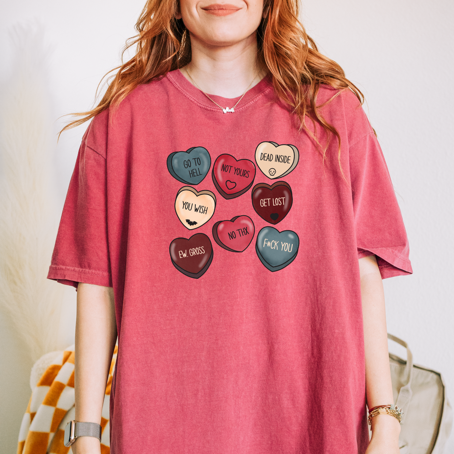 Funny Candy Hearts | Anti-Valentine's Day Shirt