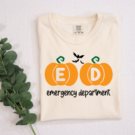 Halloween Emergency Department Nurse Shirt