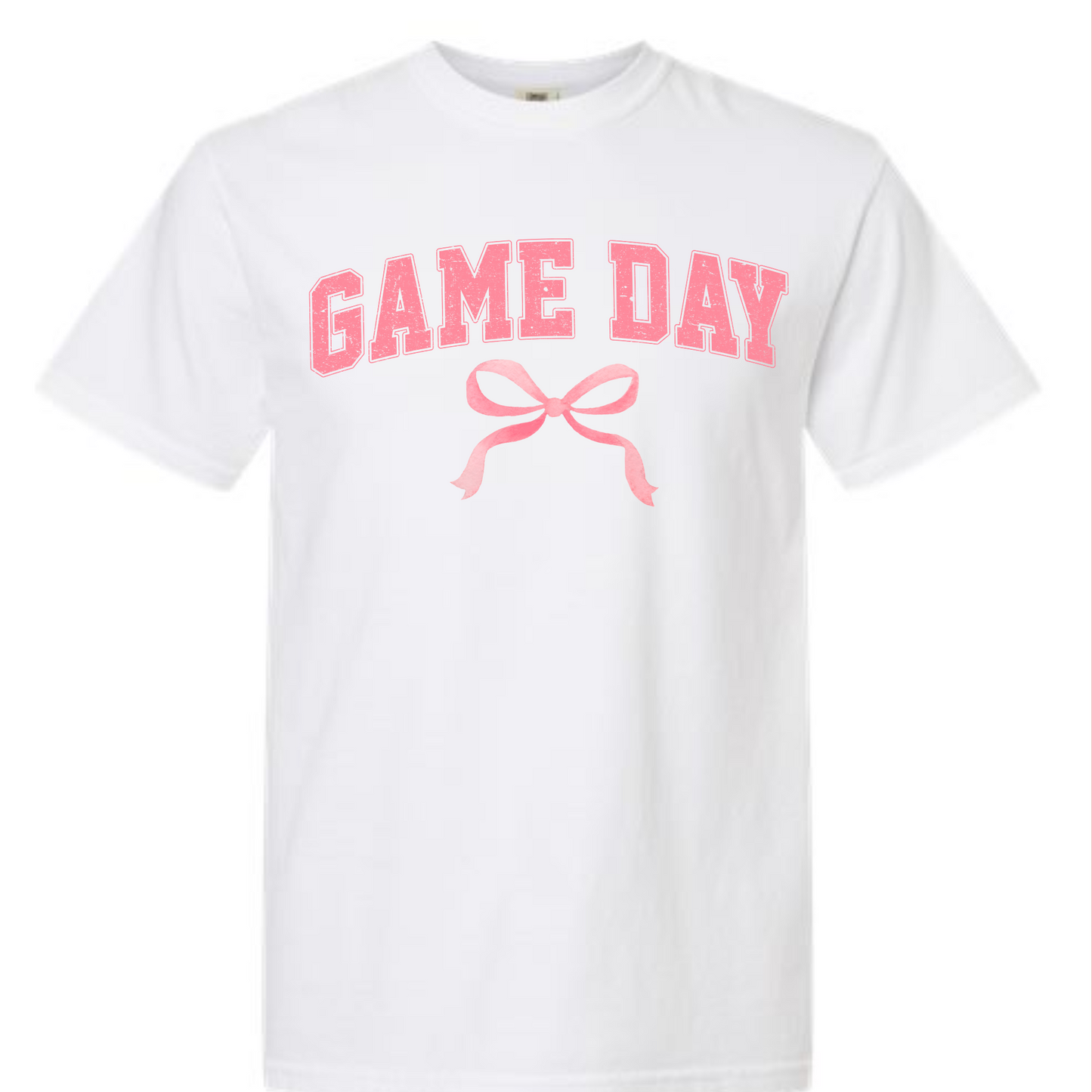 Pink Game Day Bow Shirt