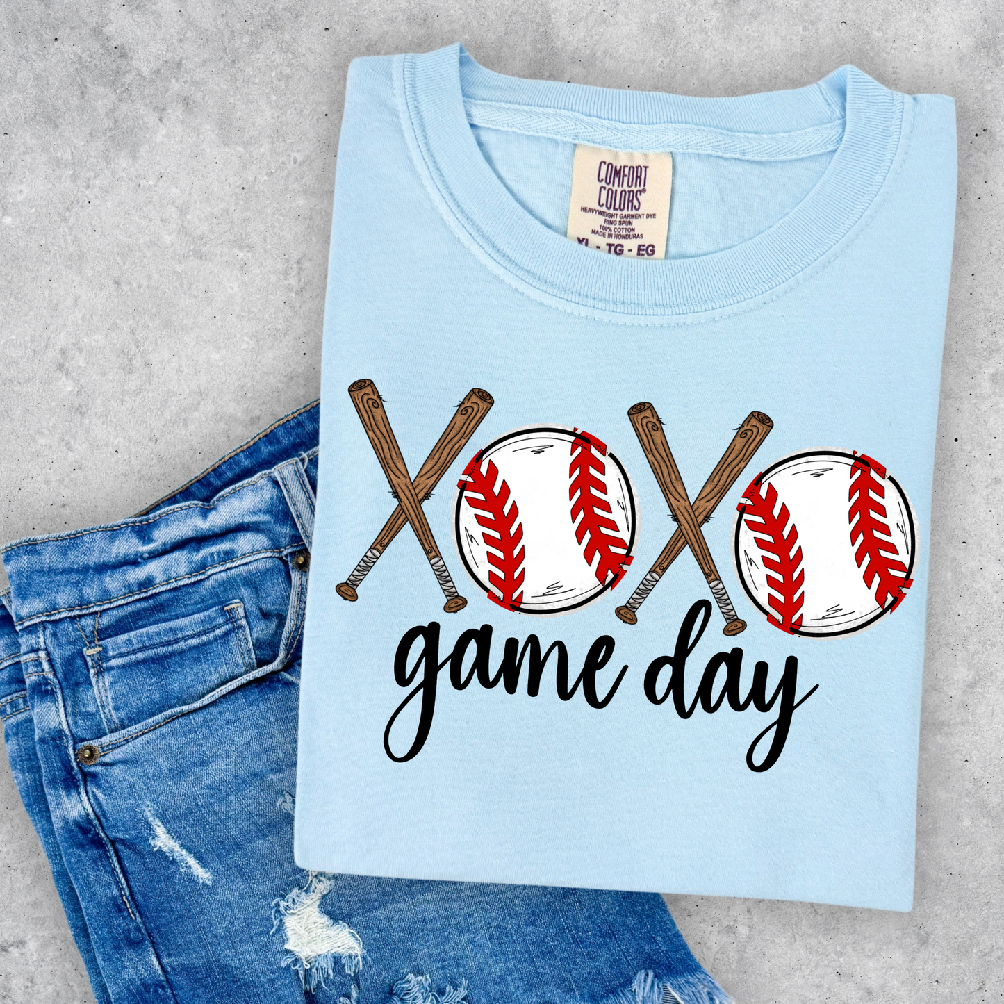 Baseball XOXO Game Day Shirt