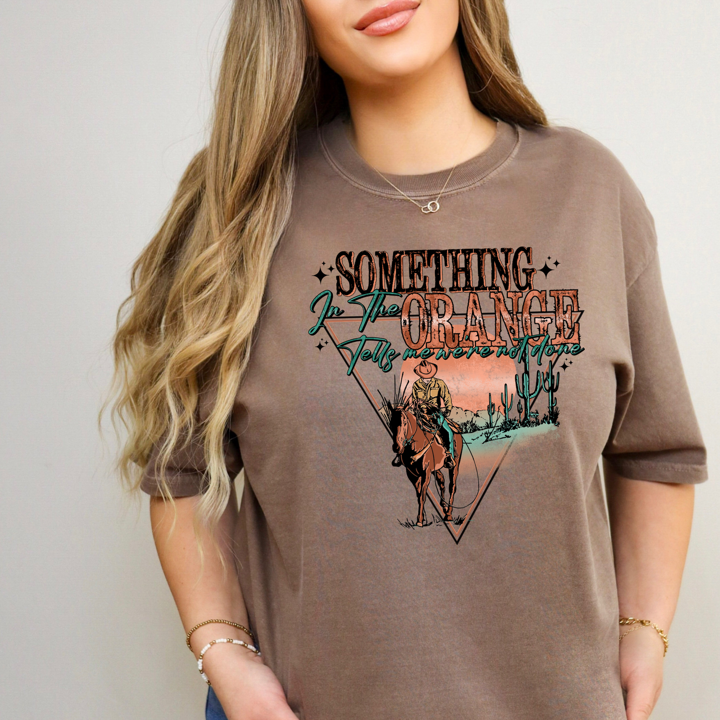 Orange Sunset Shirt Comfort Colors - Country Music Shirt