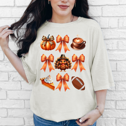 Thanksgiving Coquette Shirt