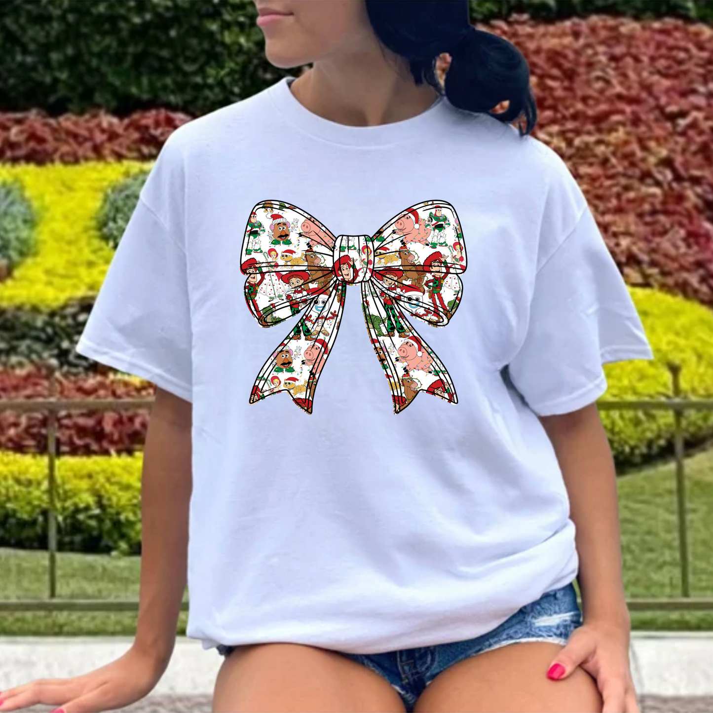 Christmas Toy Bow Shirt