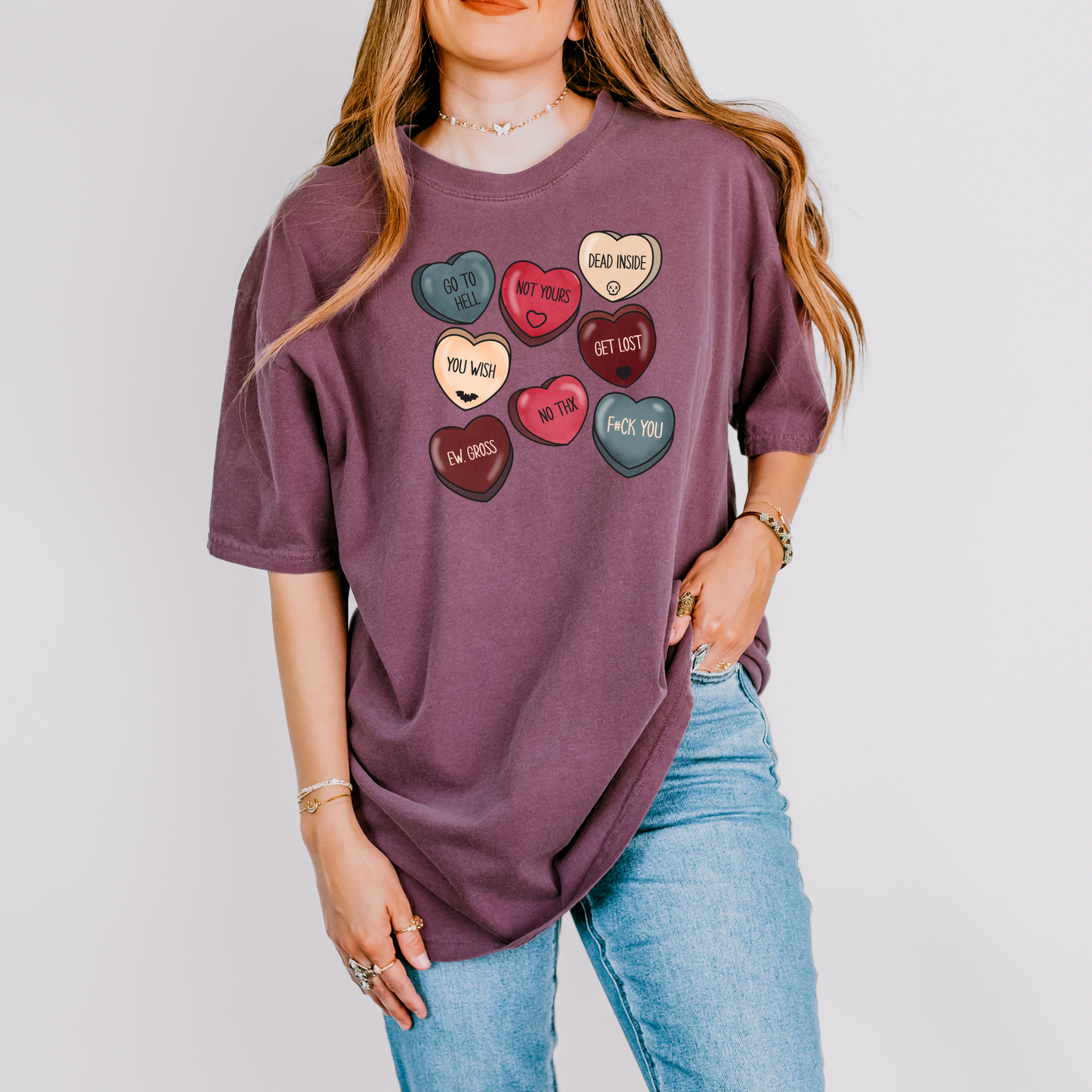 Funny Candy Hearts | Anti-Valentine's Day Shirt