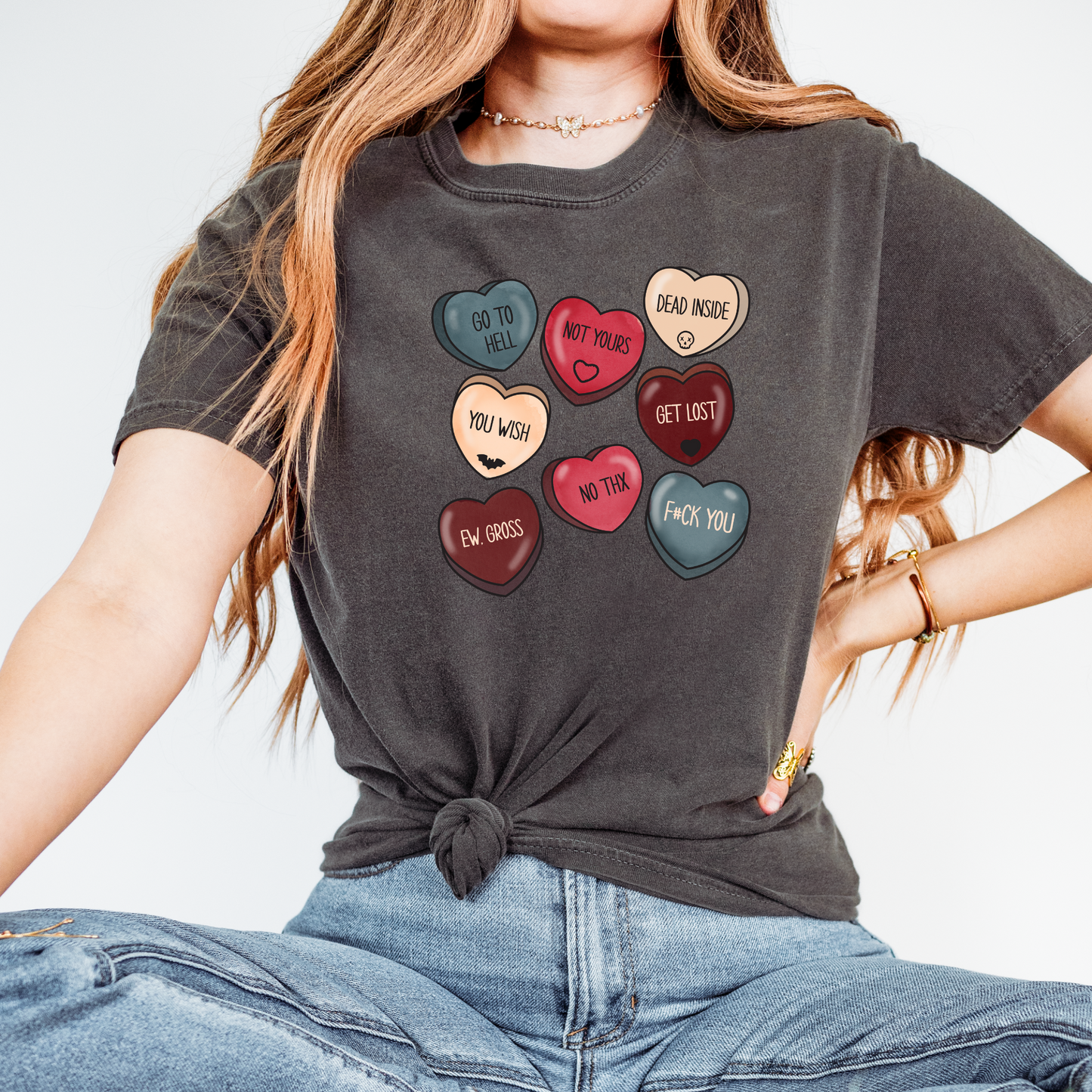 Funny Candy Hearts | Anti-Valentine's Day Shirt