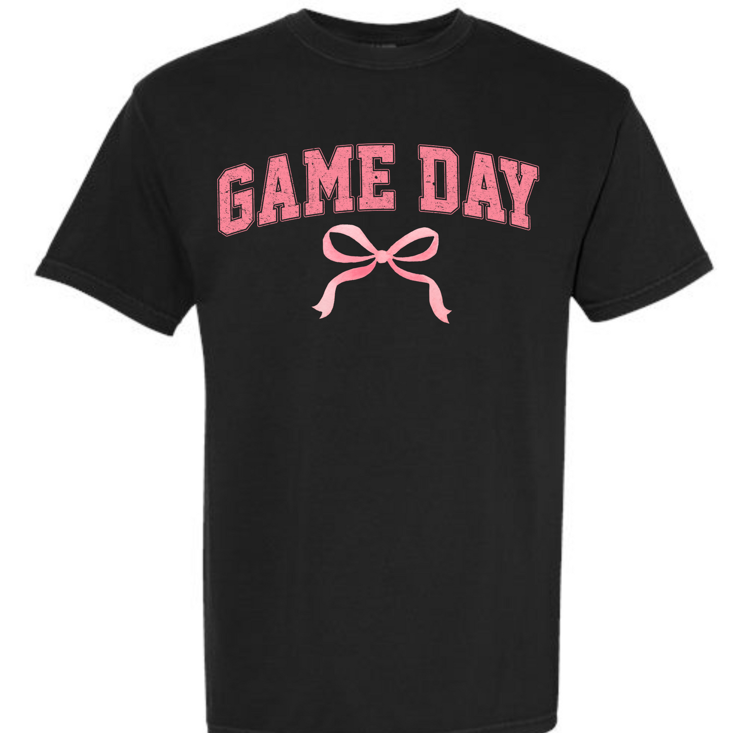 Pink Game Day Bow Shirt