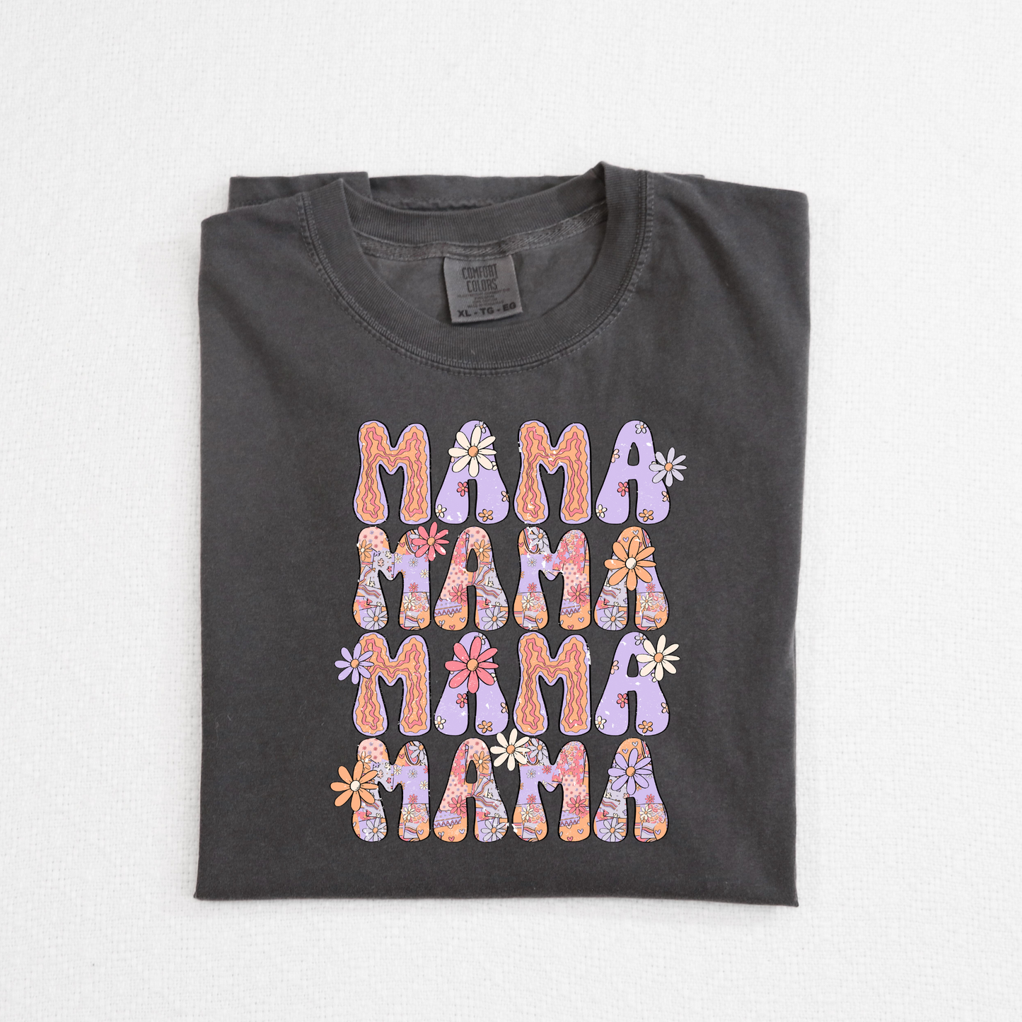 Purple and Pink Mama Shirt