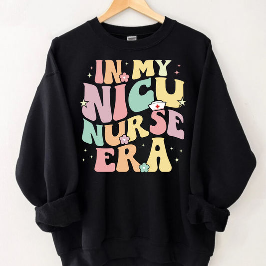 NICU era nurse crewneck sweatshirt